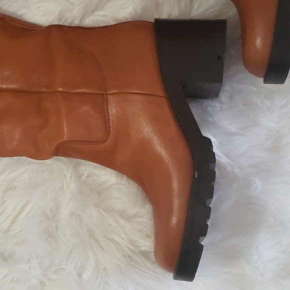 BNIB Steve Madden Gyrate Cognac Boots - Picture 4 of 8